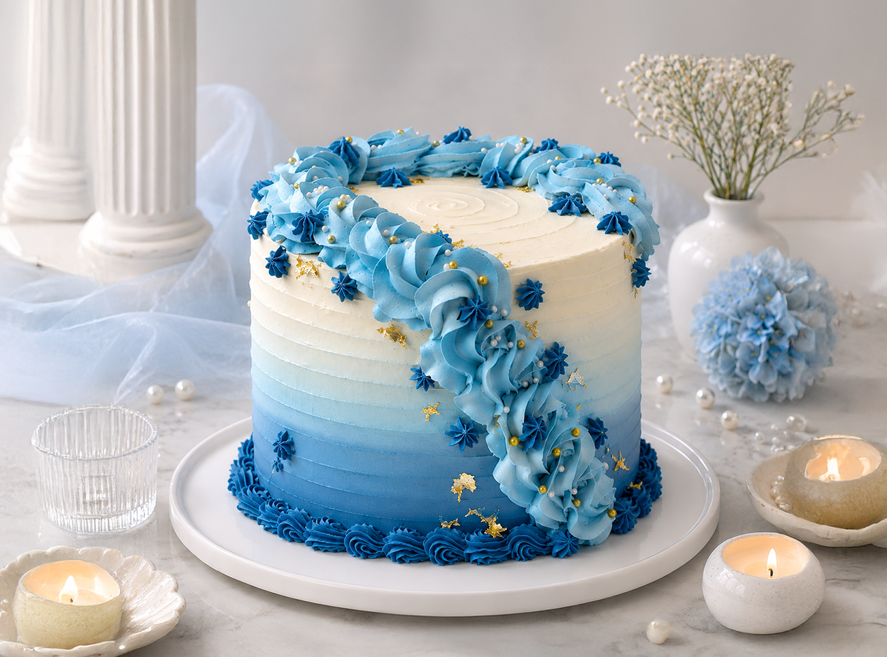 Blue Bliss Cake