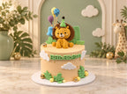 Cute Jungle Theme Cake