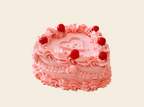 Cherry Kiss Heart Cake