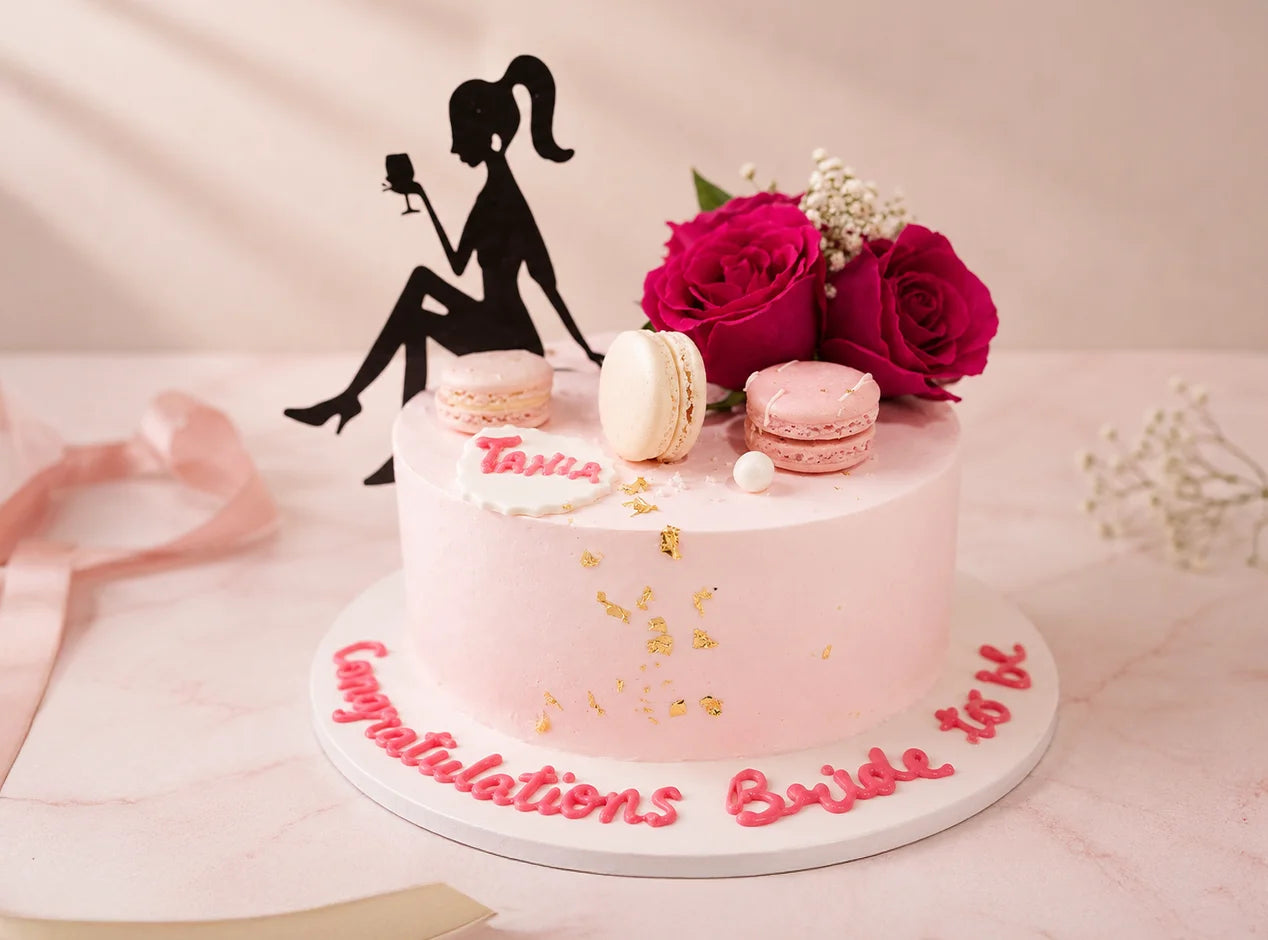 Bridal Bliss Macaron Cake