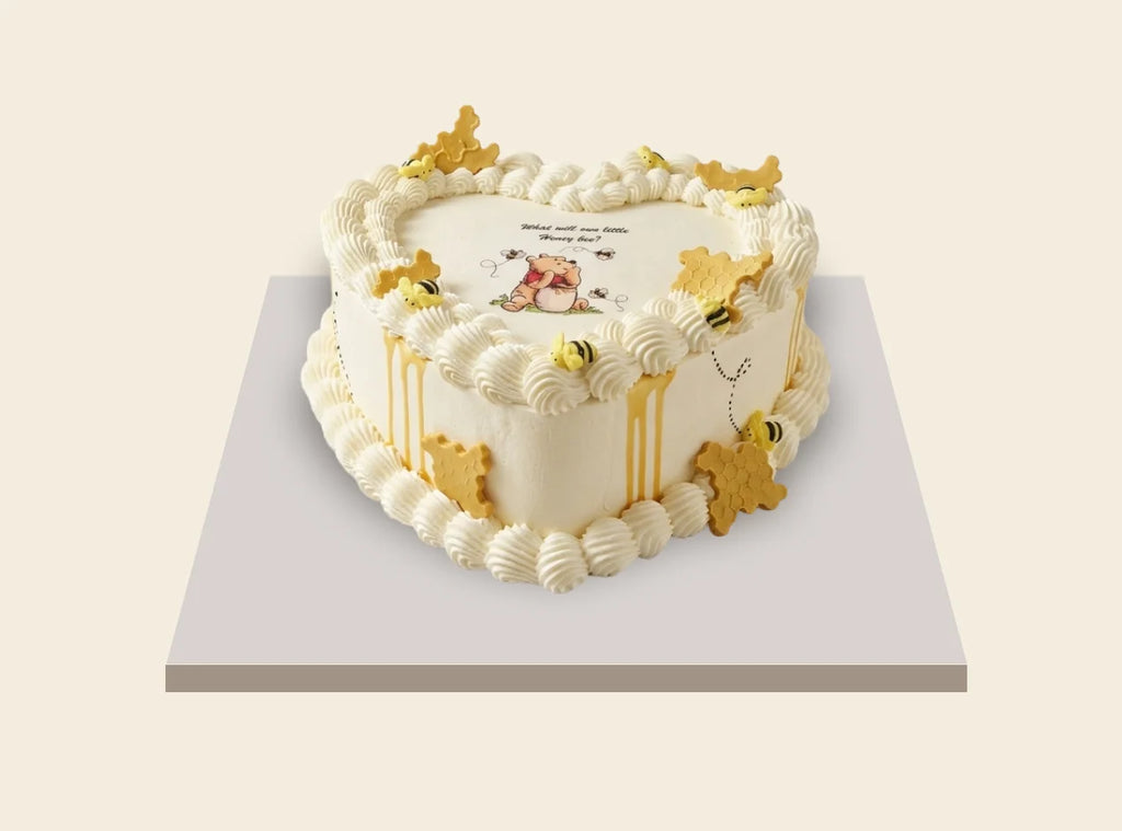 Winnie The Pooh Honey Bee Heart Cake