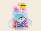 Rainbow Unicorn Birthday Cake