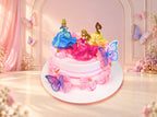 Disney Princess Butterfly Birthday Cake