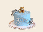 Teddy bear cream cake