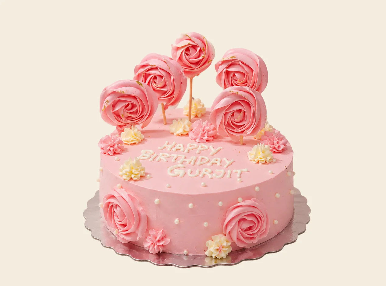 Blush Bloom Fantasy Cake