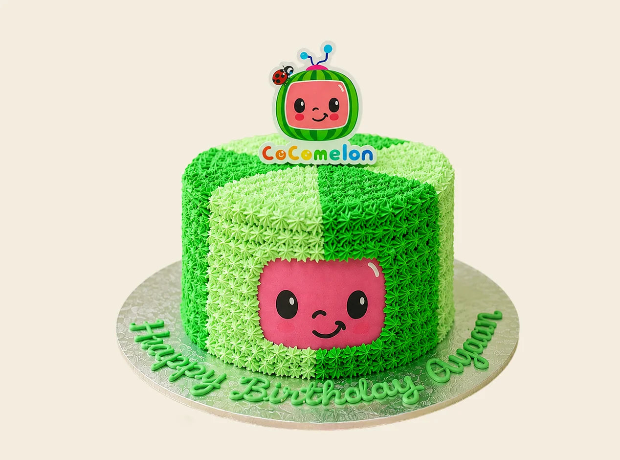 Cocomelon Patchwork Party Cake