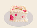Elegant Square Design Birthday Cake