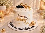 Mustache Theme Cake