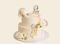 Mom-to-Be Baby Shower Cake White