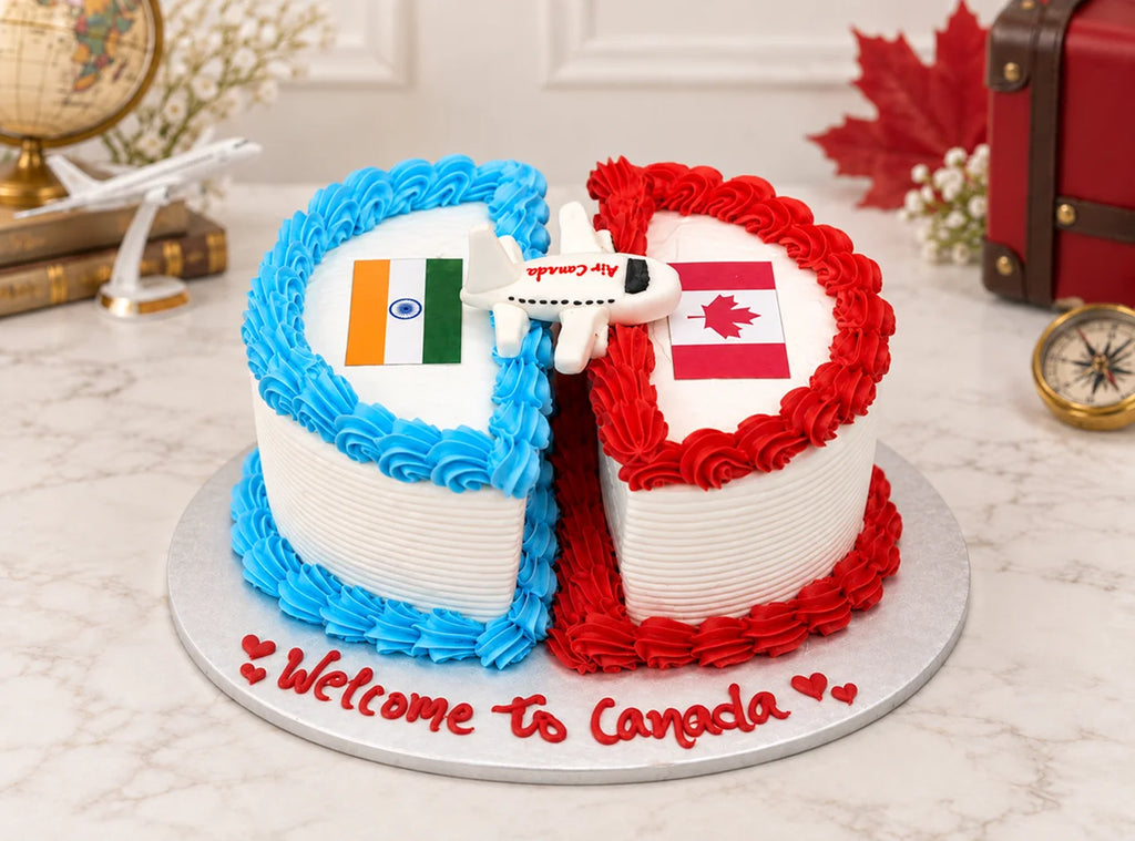 Welcome to Canada Travel Cake
