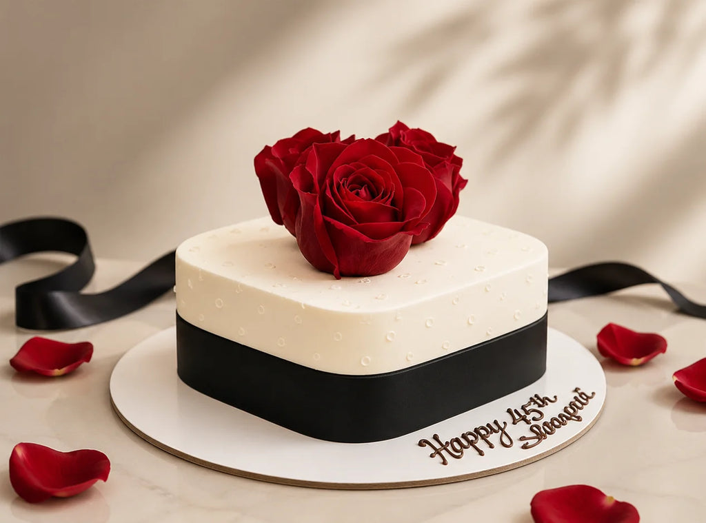 Roses and Drops Cake