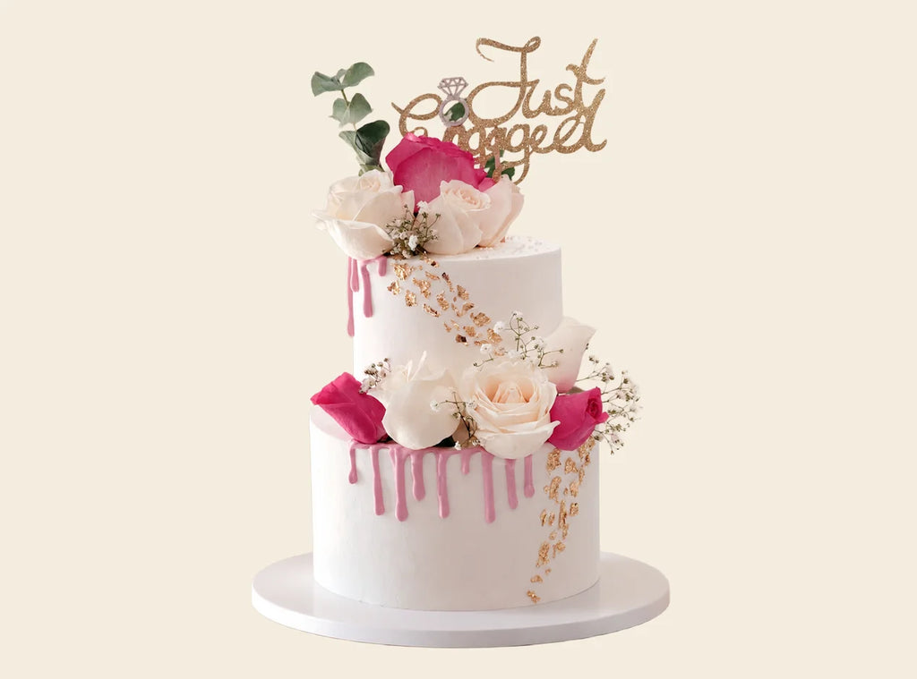 Floral Fantasy Two Tier Cake