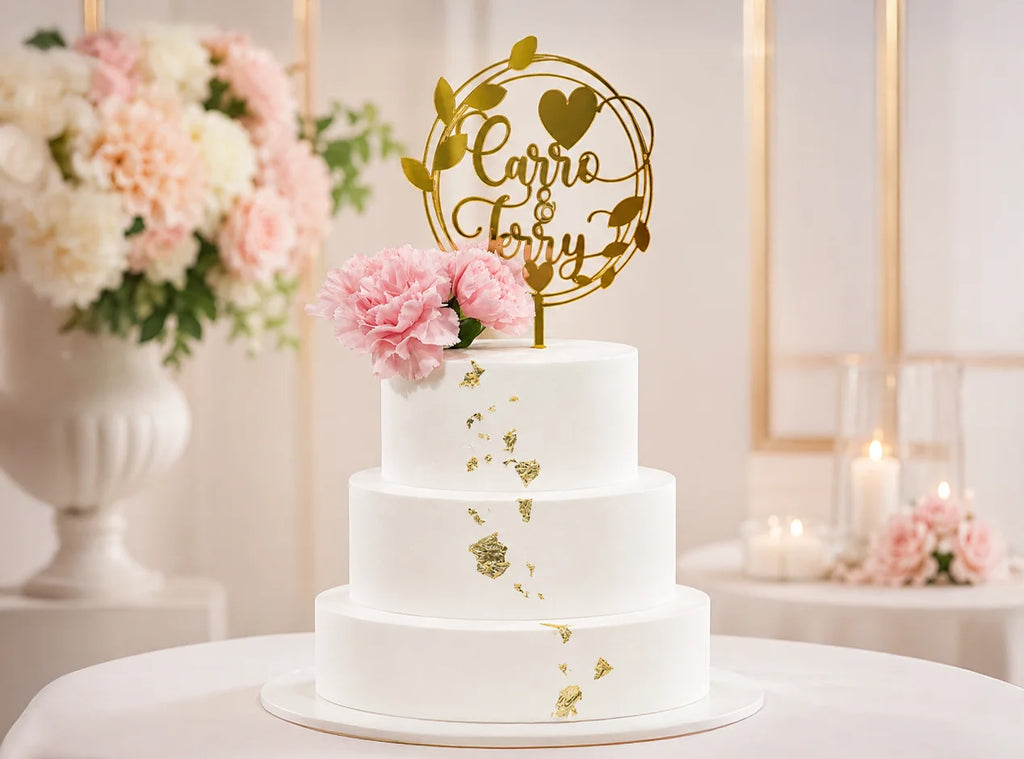 Carro Three Tier Wedding Cake