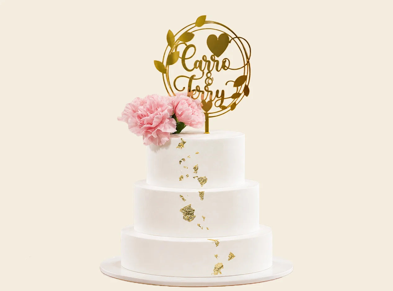 Carro Three Tier Wedding Cake