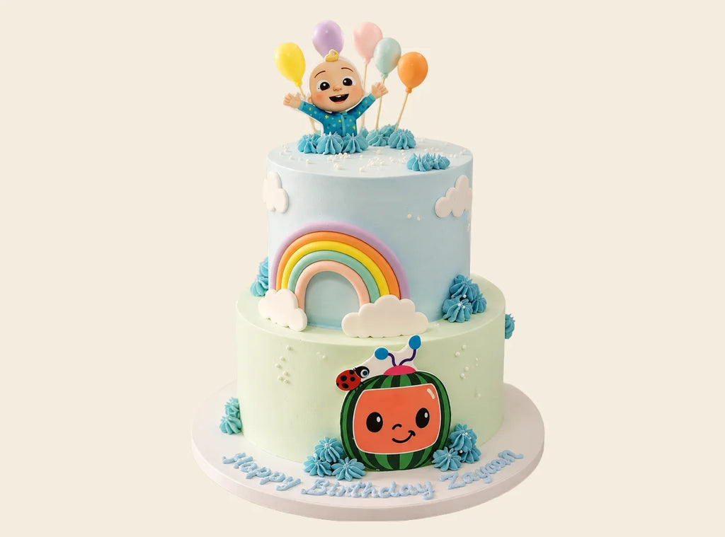 Cocomelon Dream Tiered Cake
