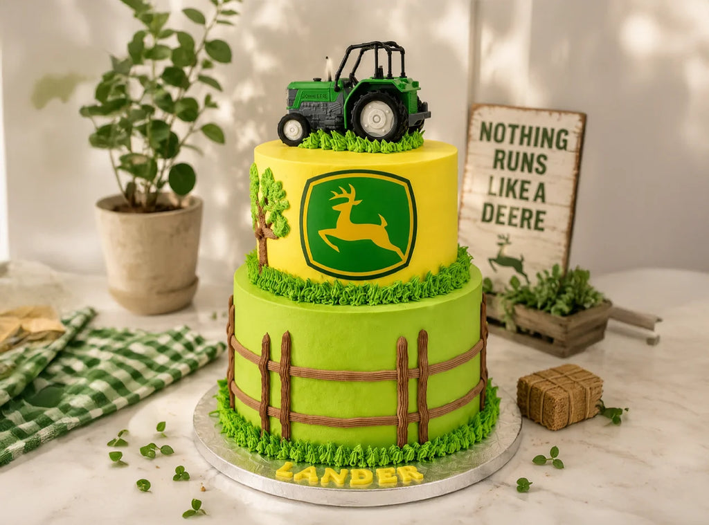 John Deere Tiered Cake