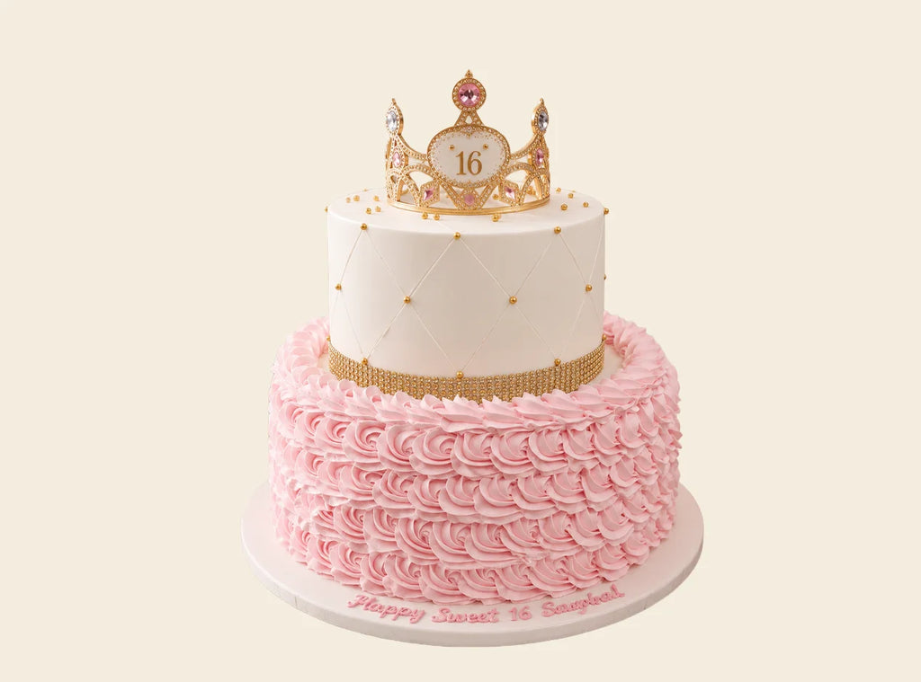 Sweet Sixteen Princess Birthday Cake