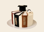 Books Theme Graduation Cake