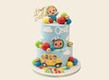 Cocomelon Delight Two Tiered Cake