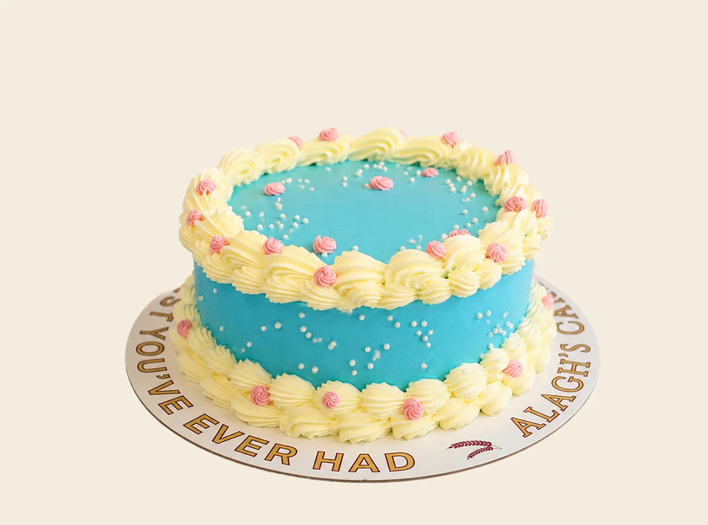 Blue Vintage Cake