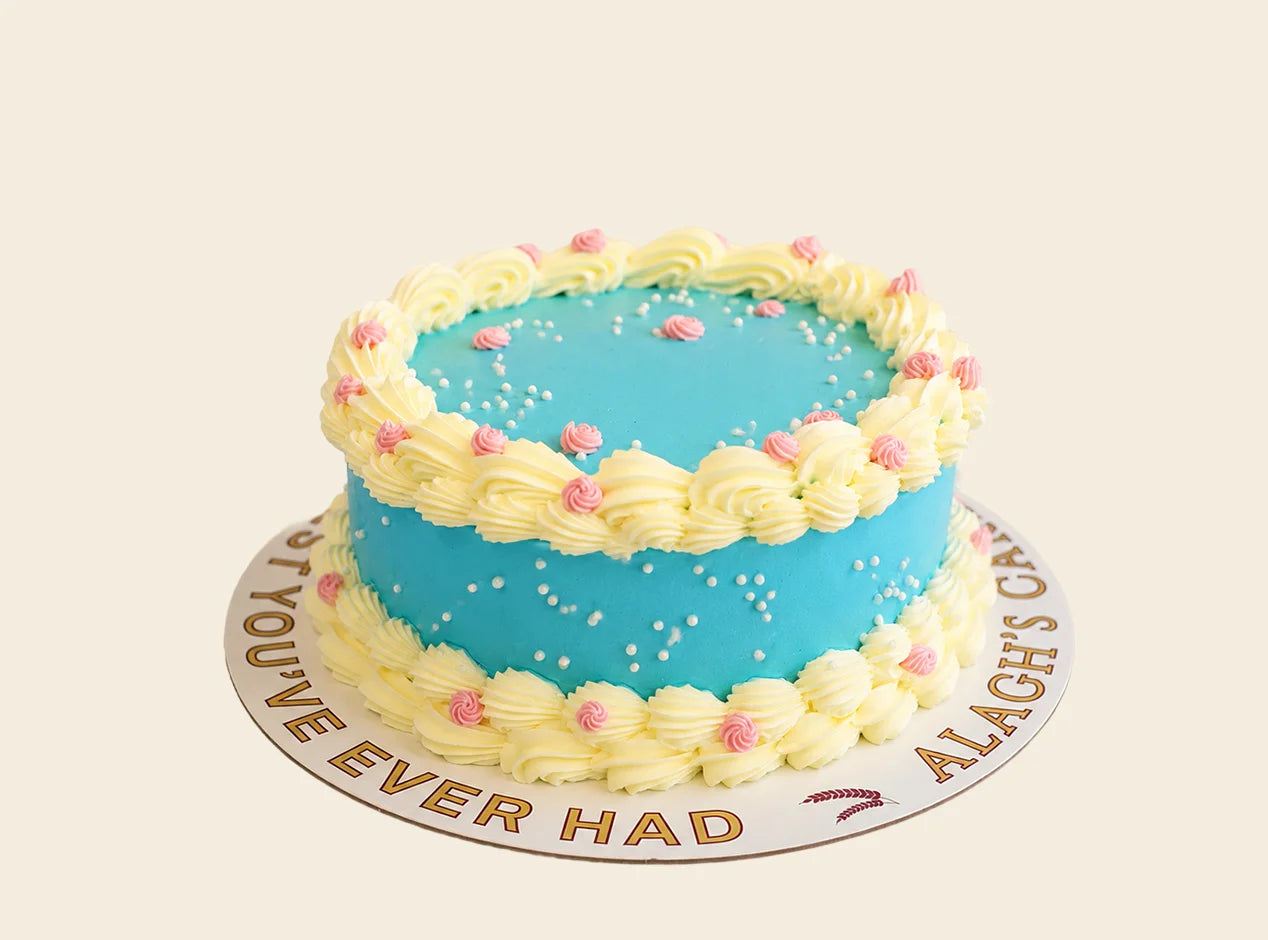 Blue Vintage Cake