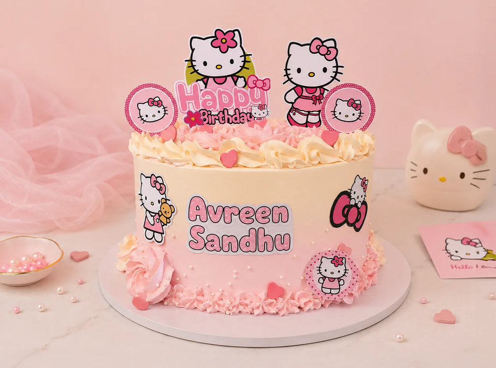 Hello Kitty Cream Cake
