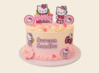 Hello Kitty Cream Cake
