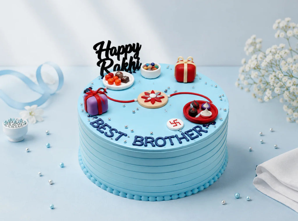 Best Brother Rakhi Cake