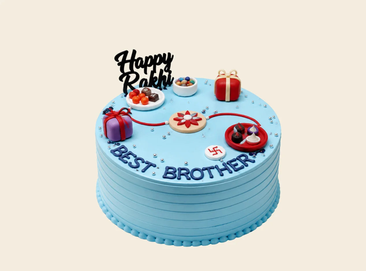 Best Brother Rakhi Cake