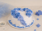 Blue Heart Cake