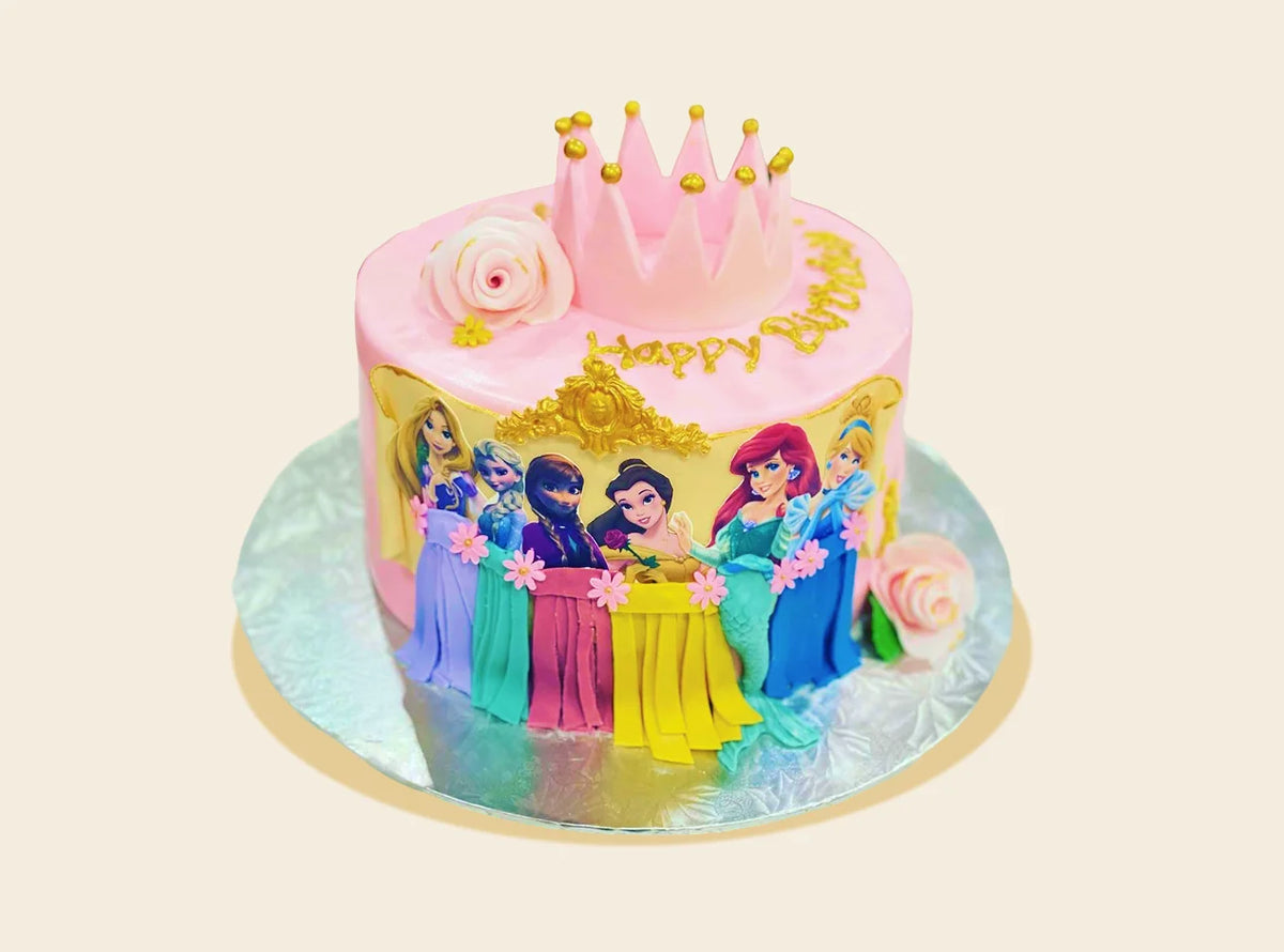 Disney Princess Theme Cake