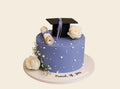 Lavender Graduation Cake