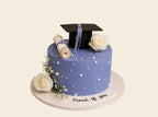 Lavender Graduation Cake