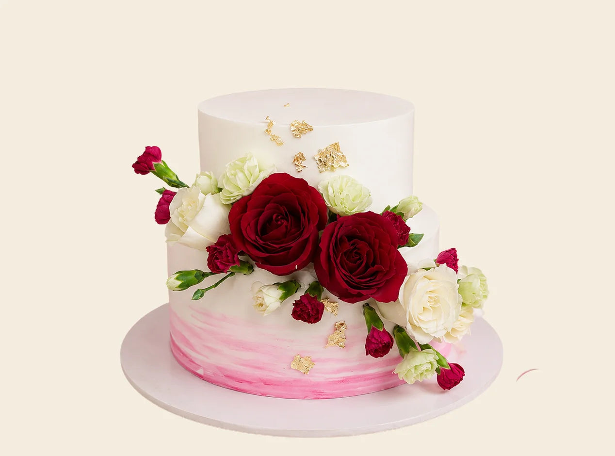 Floral Harmony Cake