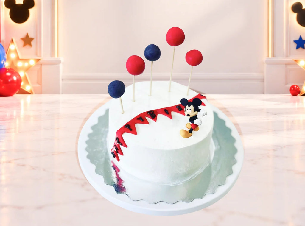 Mickey Mouse Fondant Cake