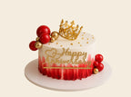 Red Crown Birthday Cake