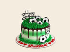 Football theme cake