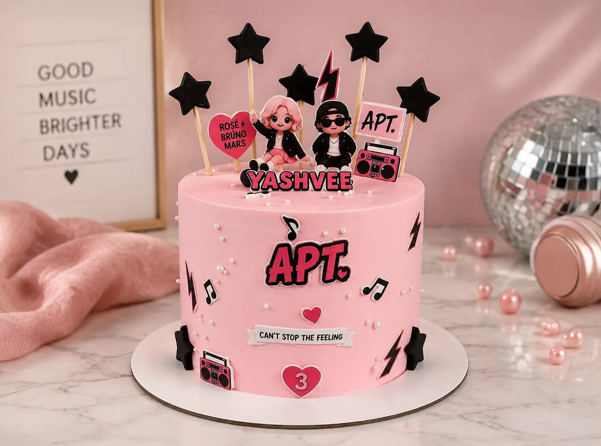 APT. Music Themed Birthday Cake