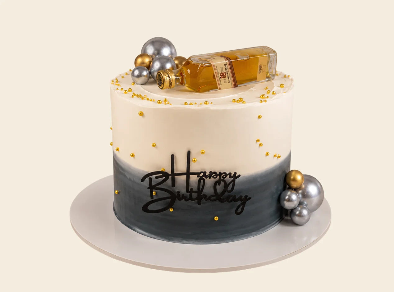 Bottle Birthday Cake