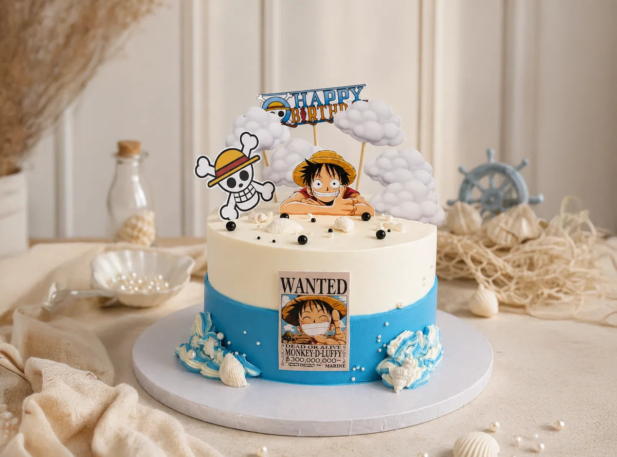 One Piece Theme Birthday Cake