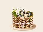 Panda Theme Birthday Cake