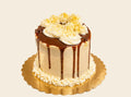 Chocolate Drip Cream Cake