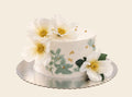 White Floral Cake