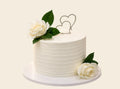 Classic White Floral Cake