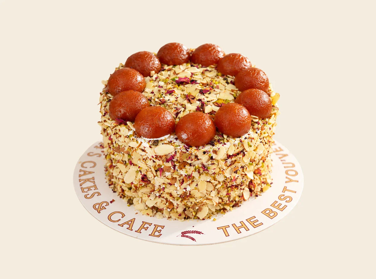 Diwali Special Gulab Jamun Cake