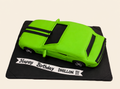 Sports Car Theme Birthday Cake