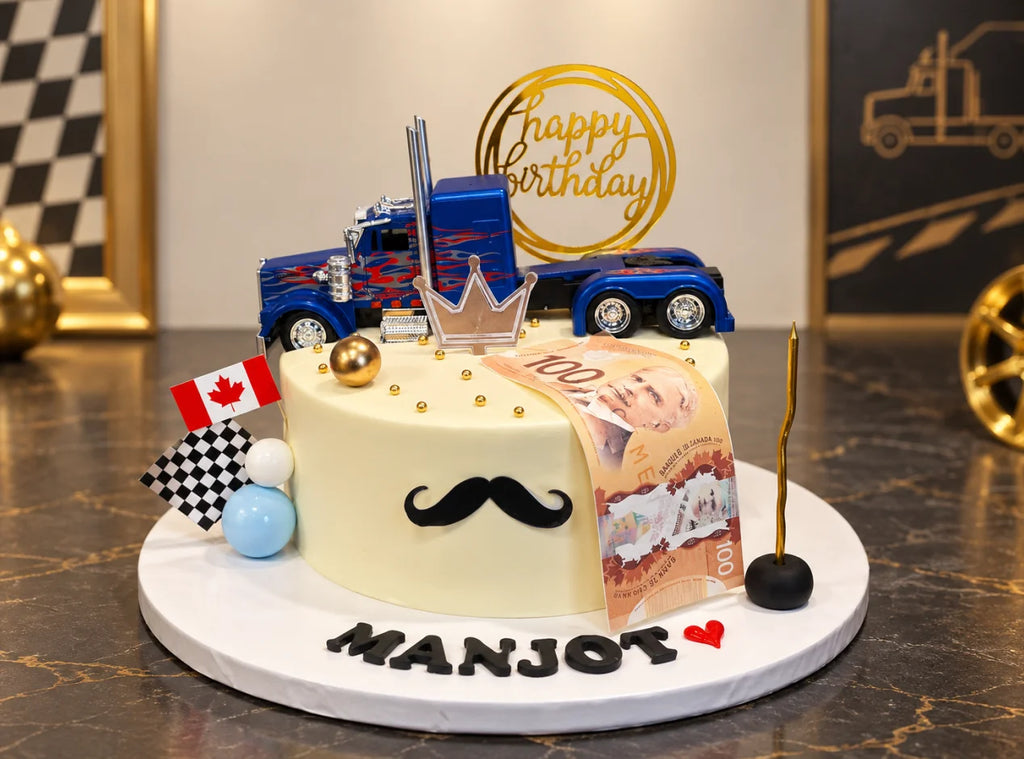 Canadian Truck Theme Cake