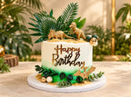 Dinosaur Jungle Theme Cake