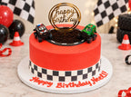 Racing Car Theme Cake