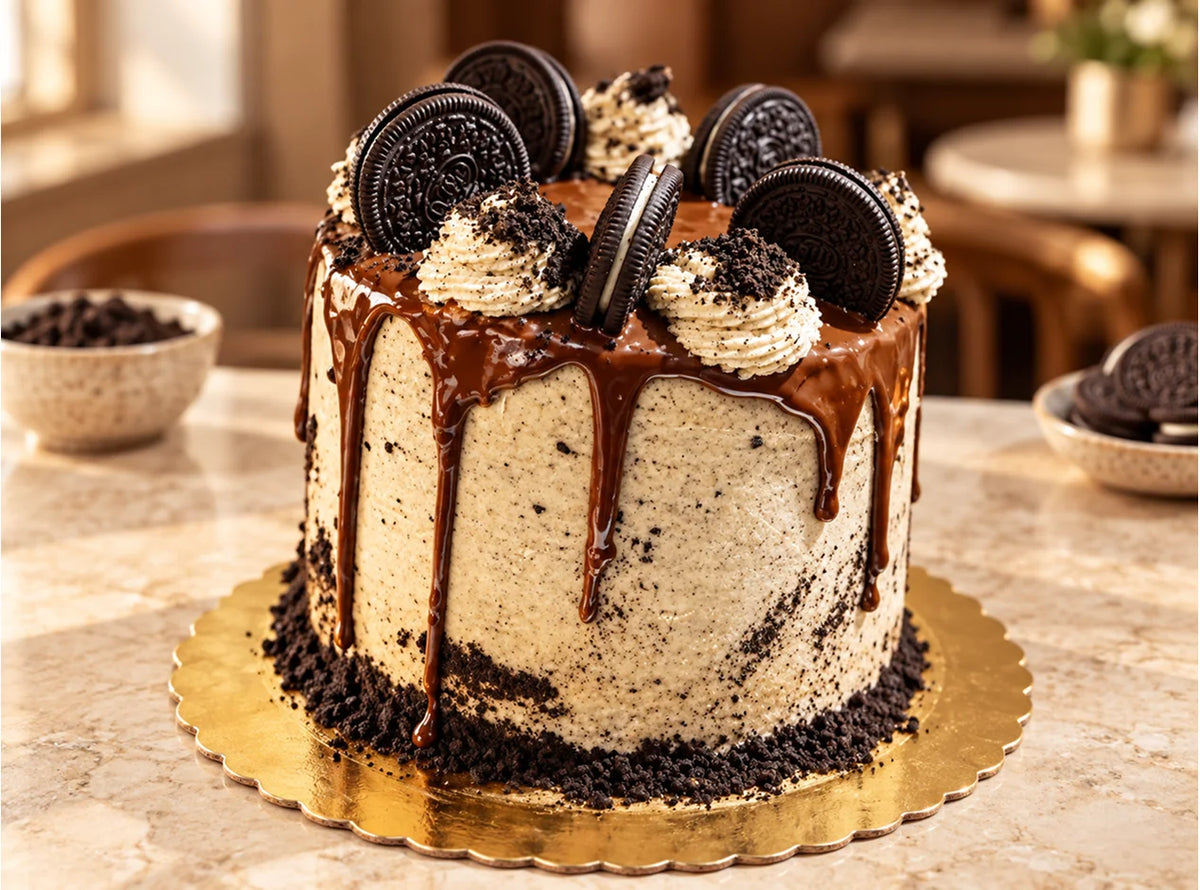 Oreo Chocolate Drip Cake